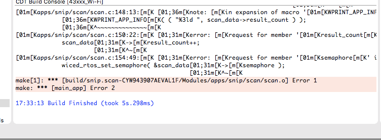 Solved: Colour Escape Codes in Build Console - Infineon Developer Community