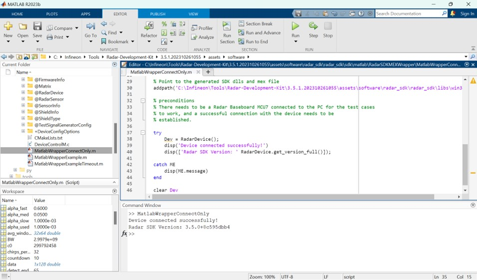 Radar Development Kit (RDK) - Presence Detection Application