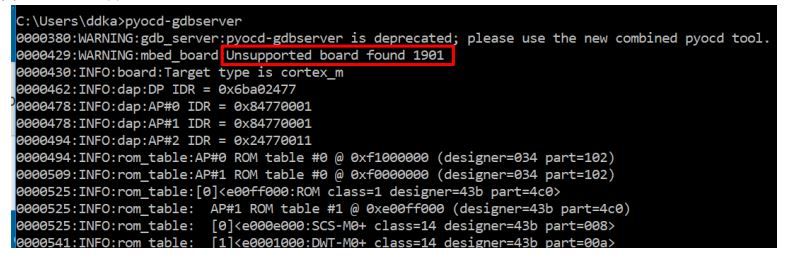 Troubleshooting PyOCD Issues