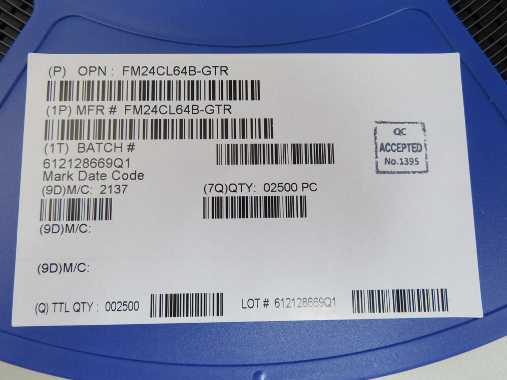 FM24CL64B-G  label