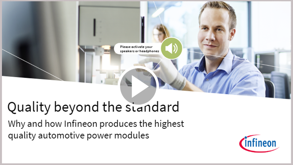 Quality beyond the standard producing quality automotive power modules