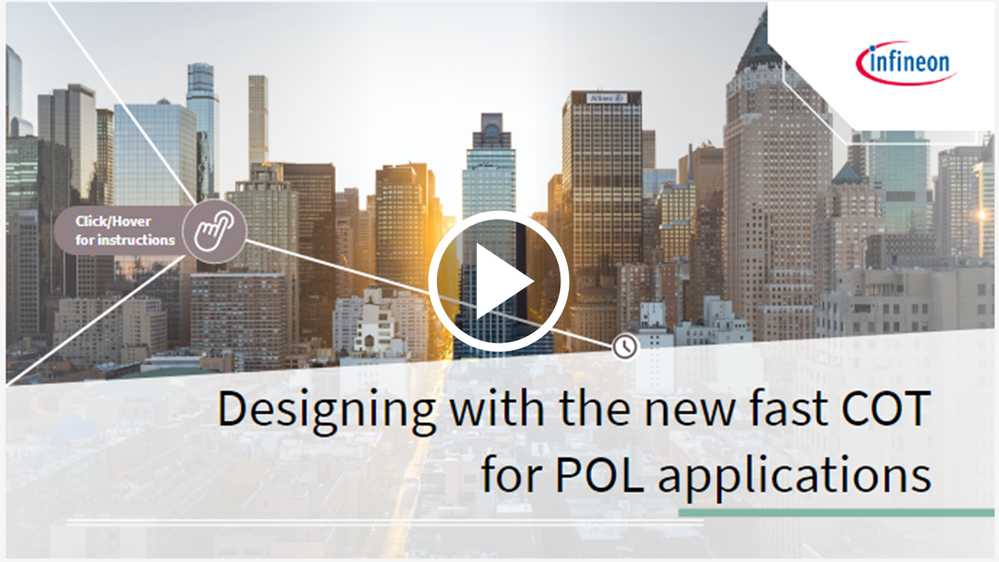 Designing with the new fast COT for POL applications