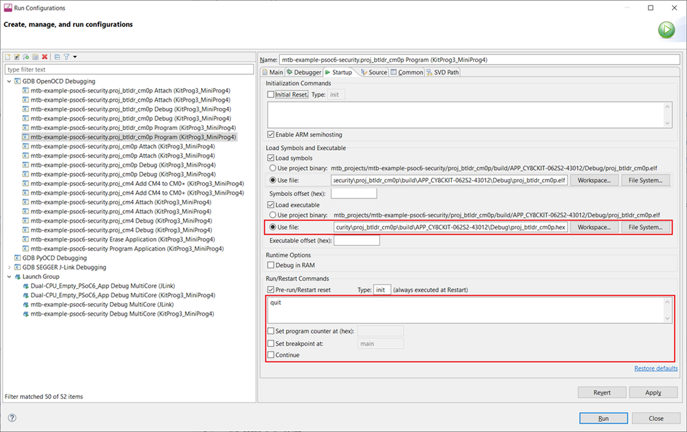 Working with multi-project applications in ModusTo... - Infineon ...